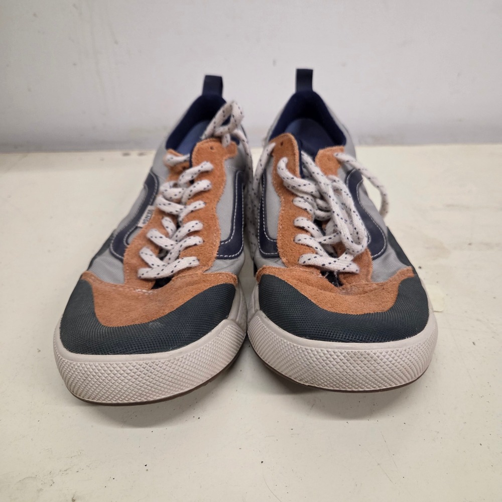 Vans UltraRange EXO Mens 10.5 Grey Orange Navy Blue Low Top Skate Shoes 500264 - Picture 2 of 6